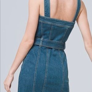 White House black market denim dress